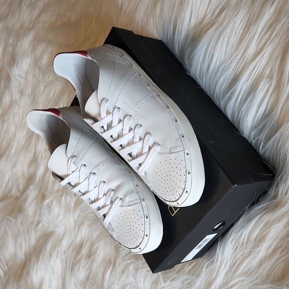 NIB Rebecca Minkoff white leather sneakers - Picture 1 of 16